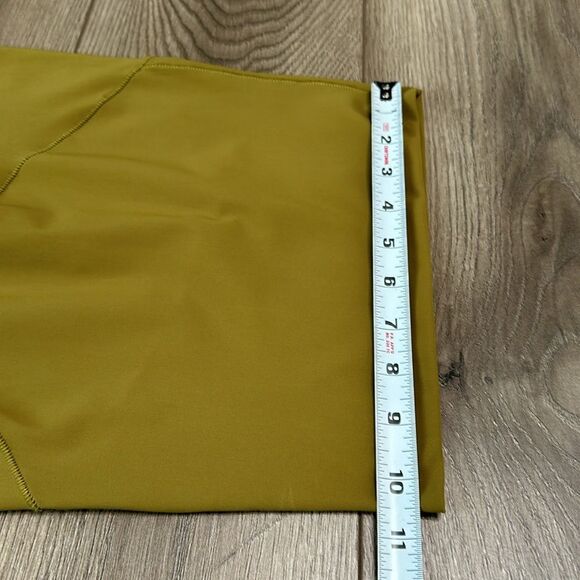 Hoi Bo High Top Chartreuse Green Super High Rise Leggings Size XS - Picture 6 of 11